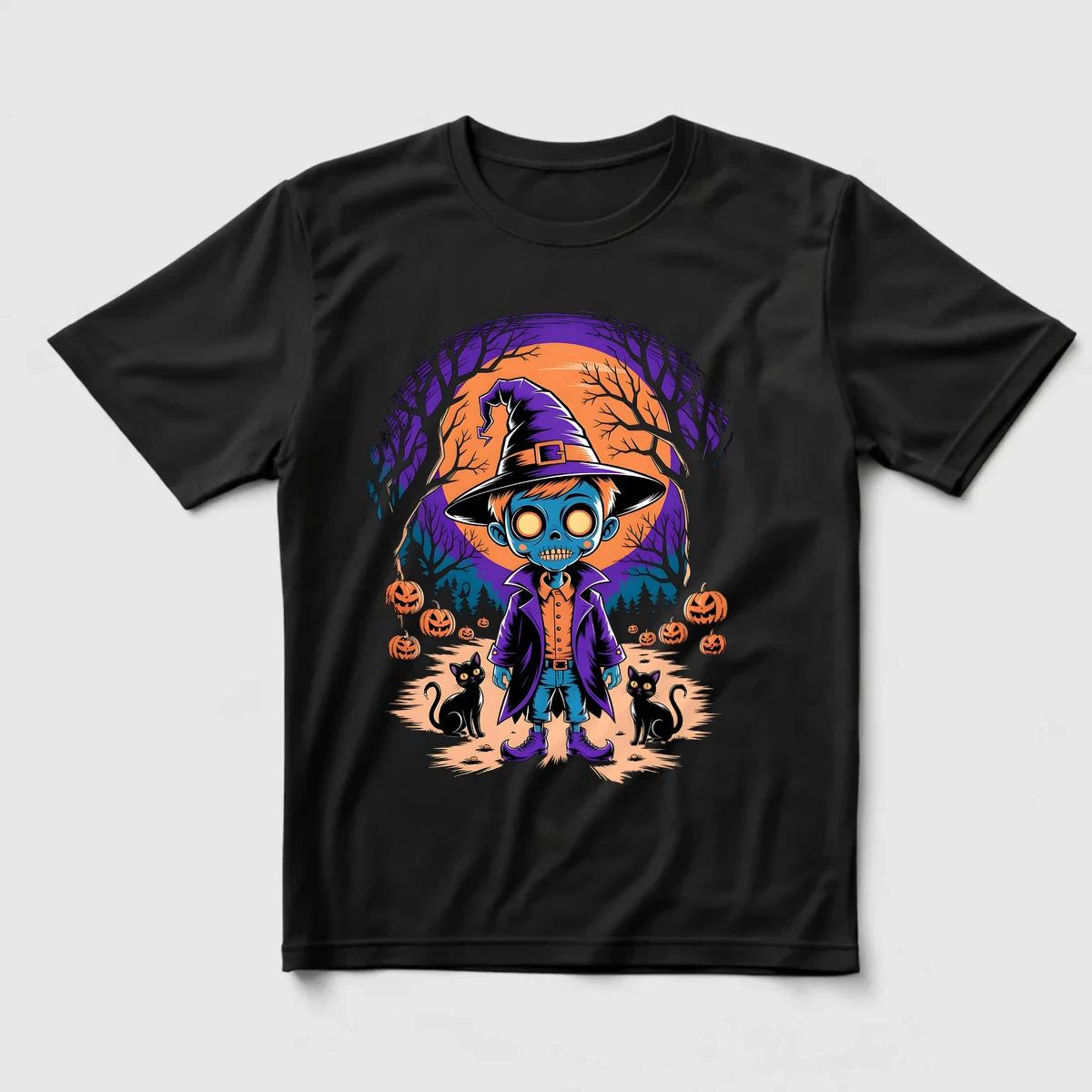 Moonlit Halloween Boy – Spooky Pumpkin Night önizleme