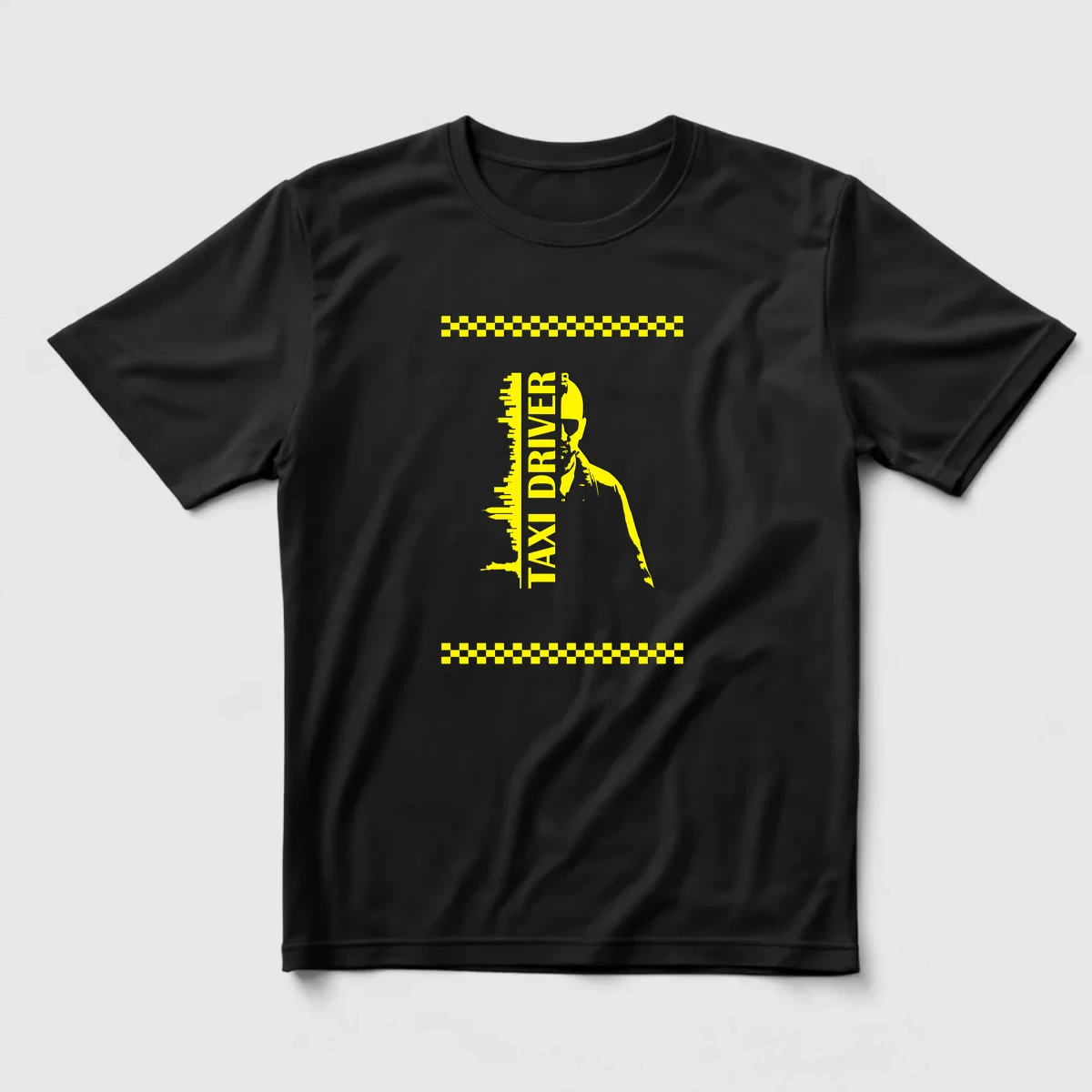 Taxi Driver Movie Inspired Typography Regular Tişört