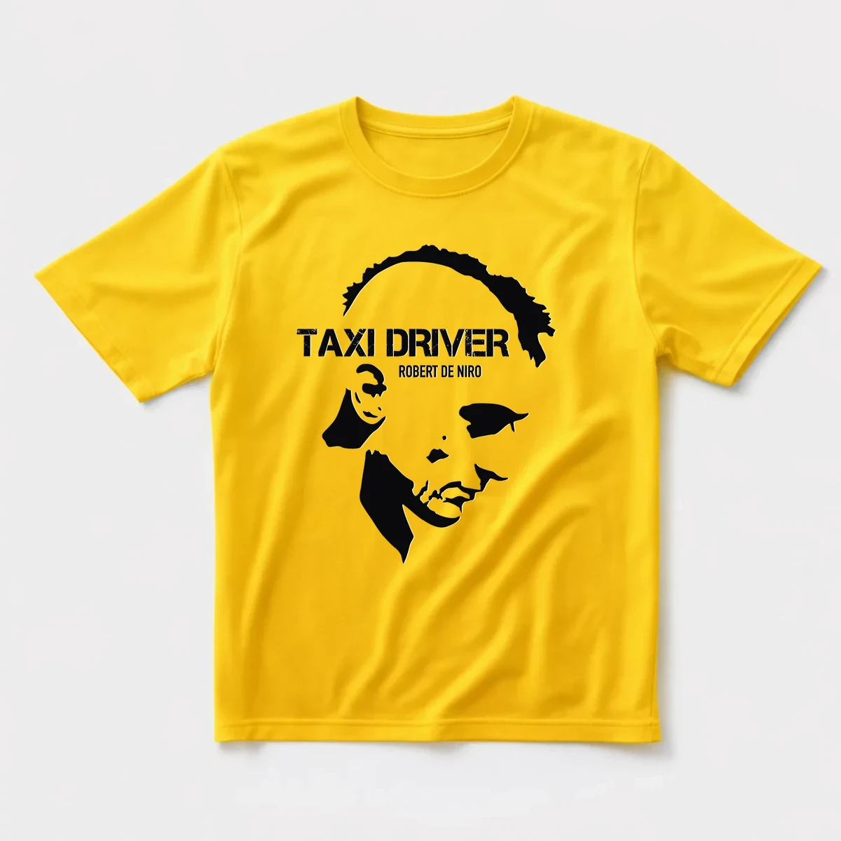 Taxi Driver Robert De Niro Silhouette Graphic Regular Tişört