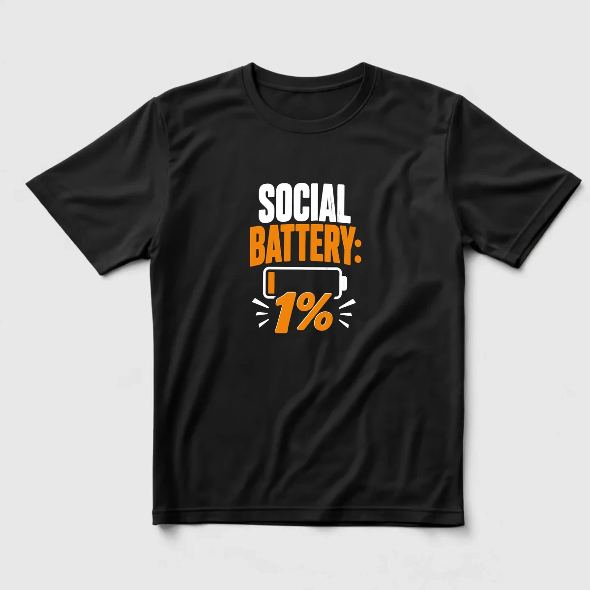 Social Battery Regular Tişört