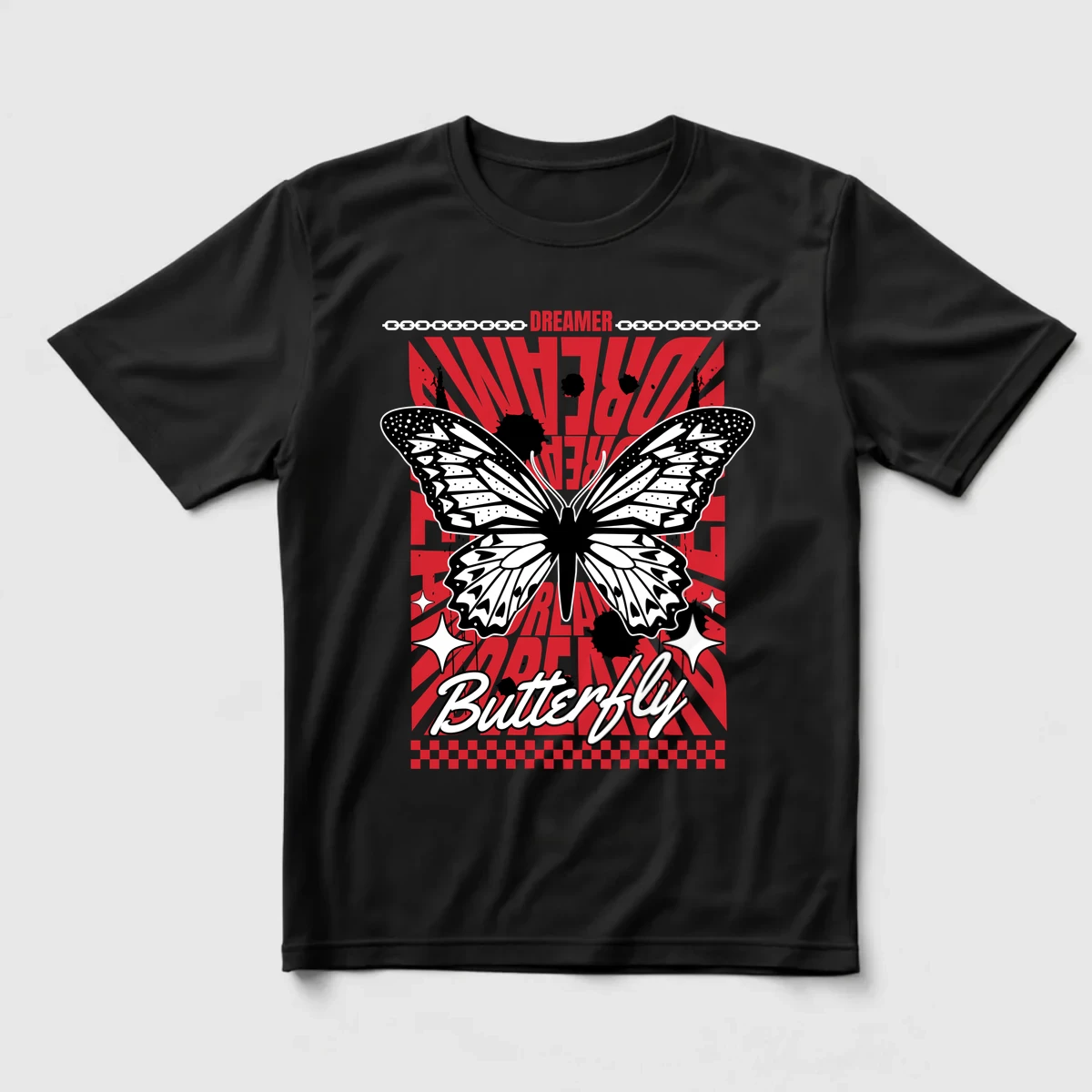 Dreamer Butterfly Regular Tişört