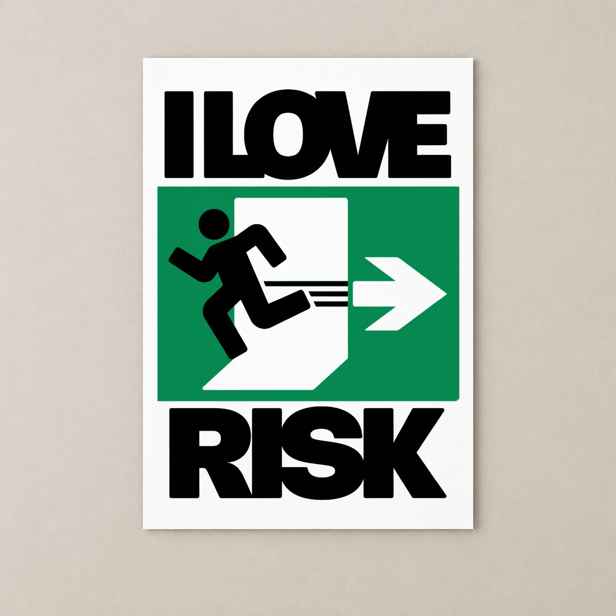 Love Is Risk Poster