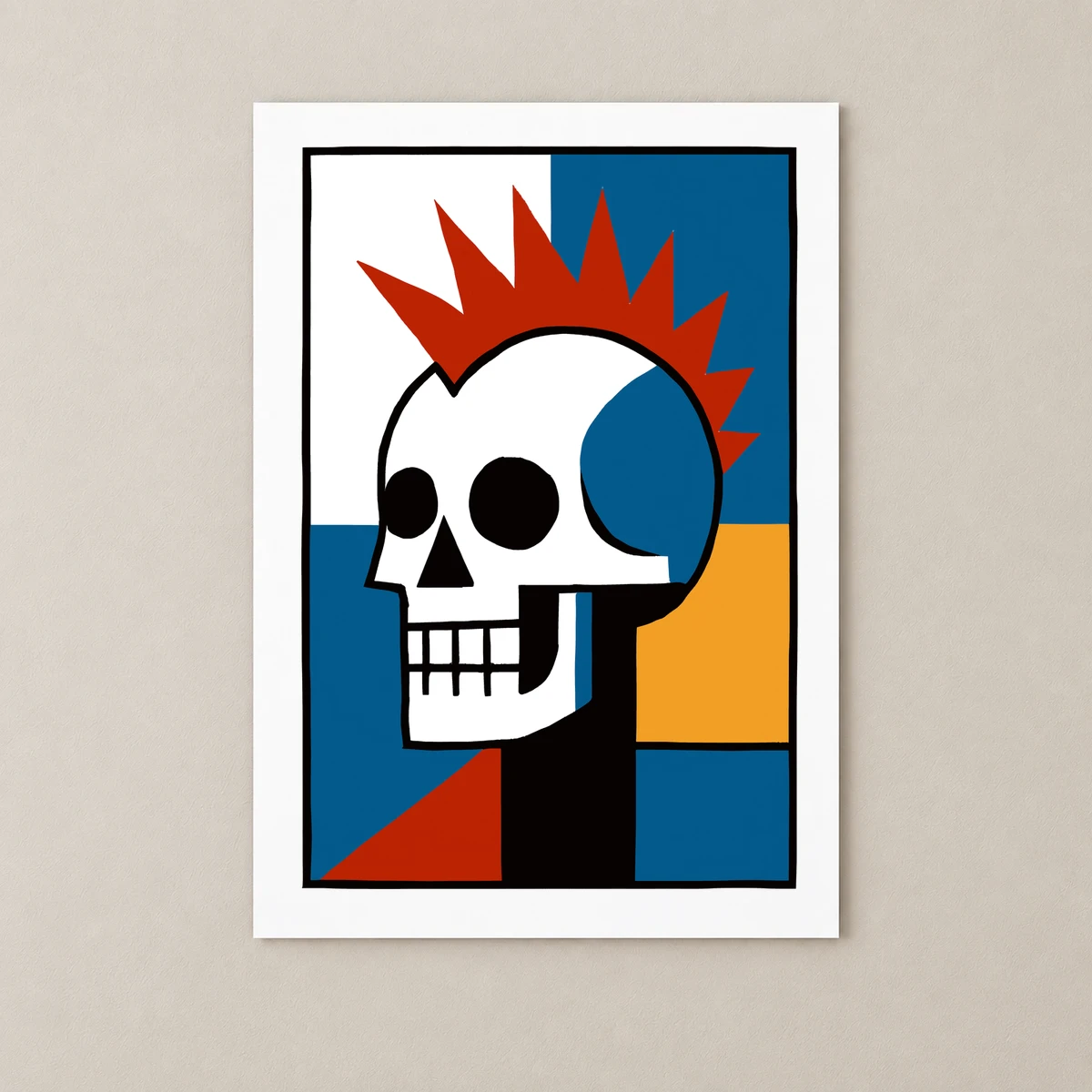 Punk Skull Poster