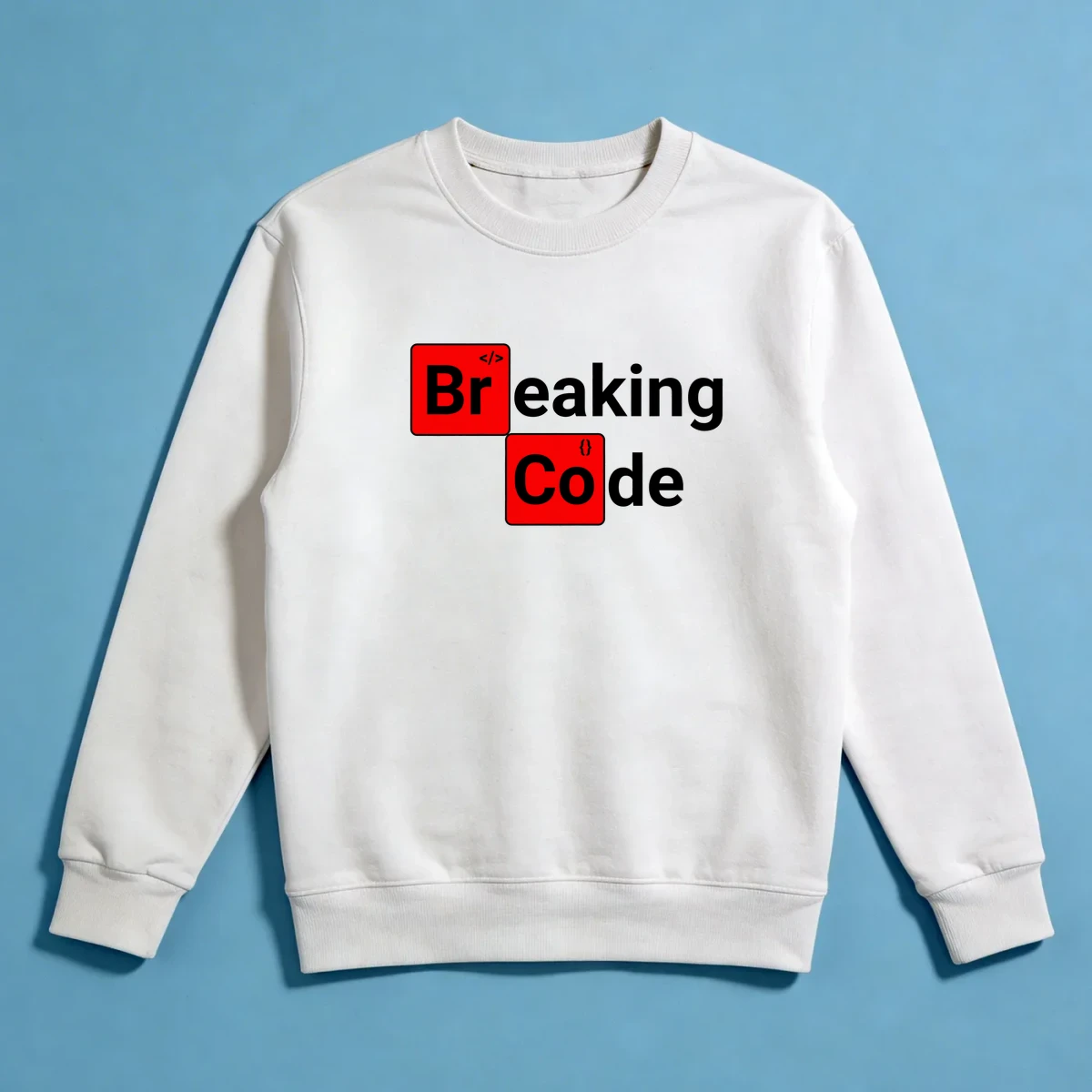 Breaking Code - Komik Developer & Yazılım Sweatshirt