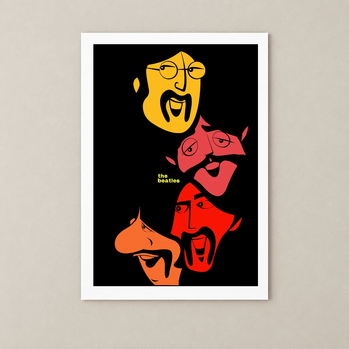 The Beatles · Pop Art Echo Poster