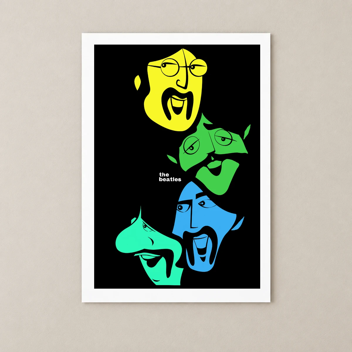 The Beatles · Pop Art Echo Poster