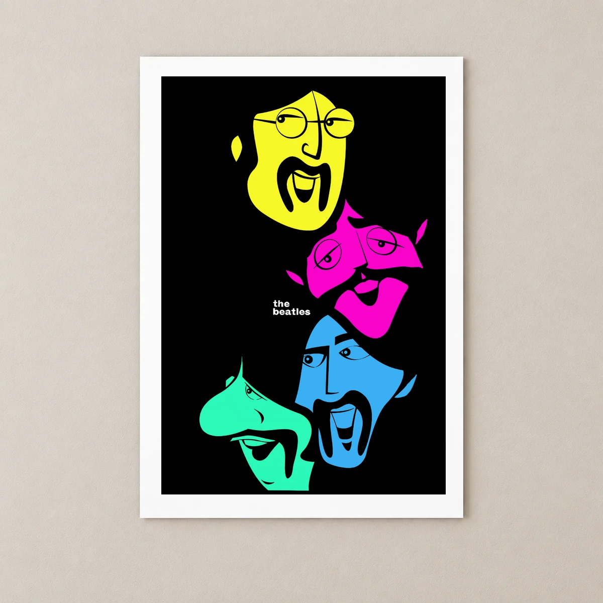 The Beatles · Pop Art Echo Poster