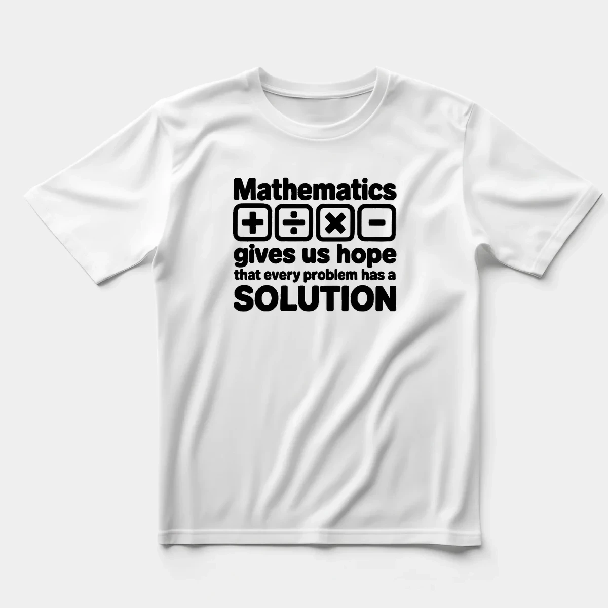 Mathematics gives us hope that every problem has a solution önizleme
