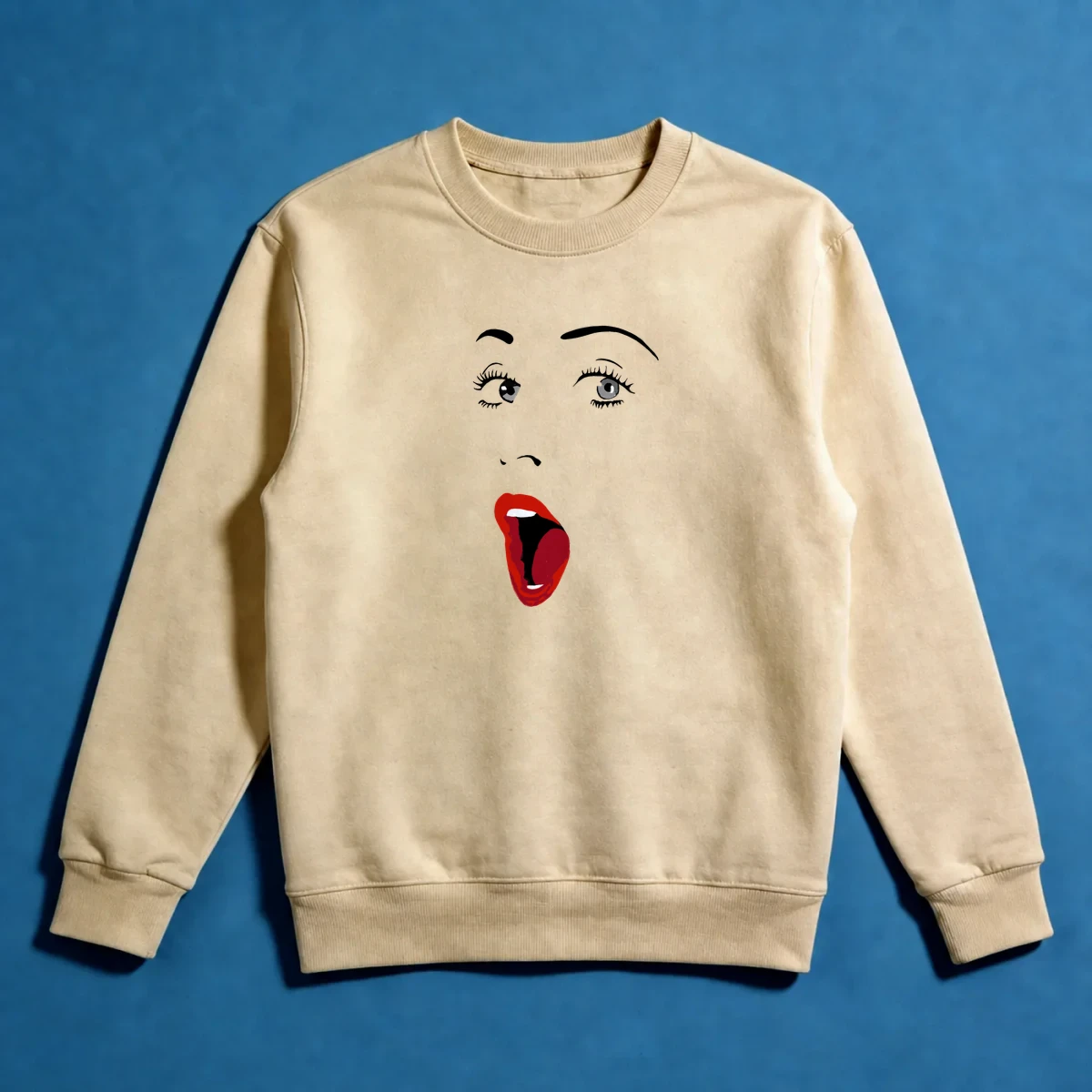 Kıpkırmızı Sweatshirt