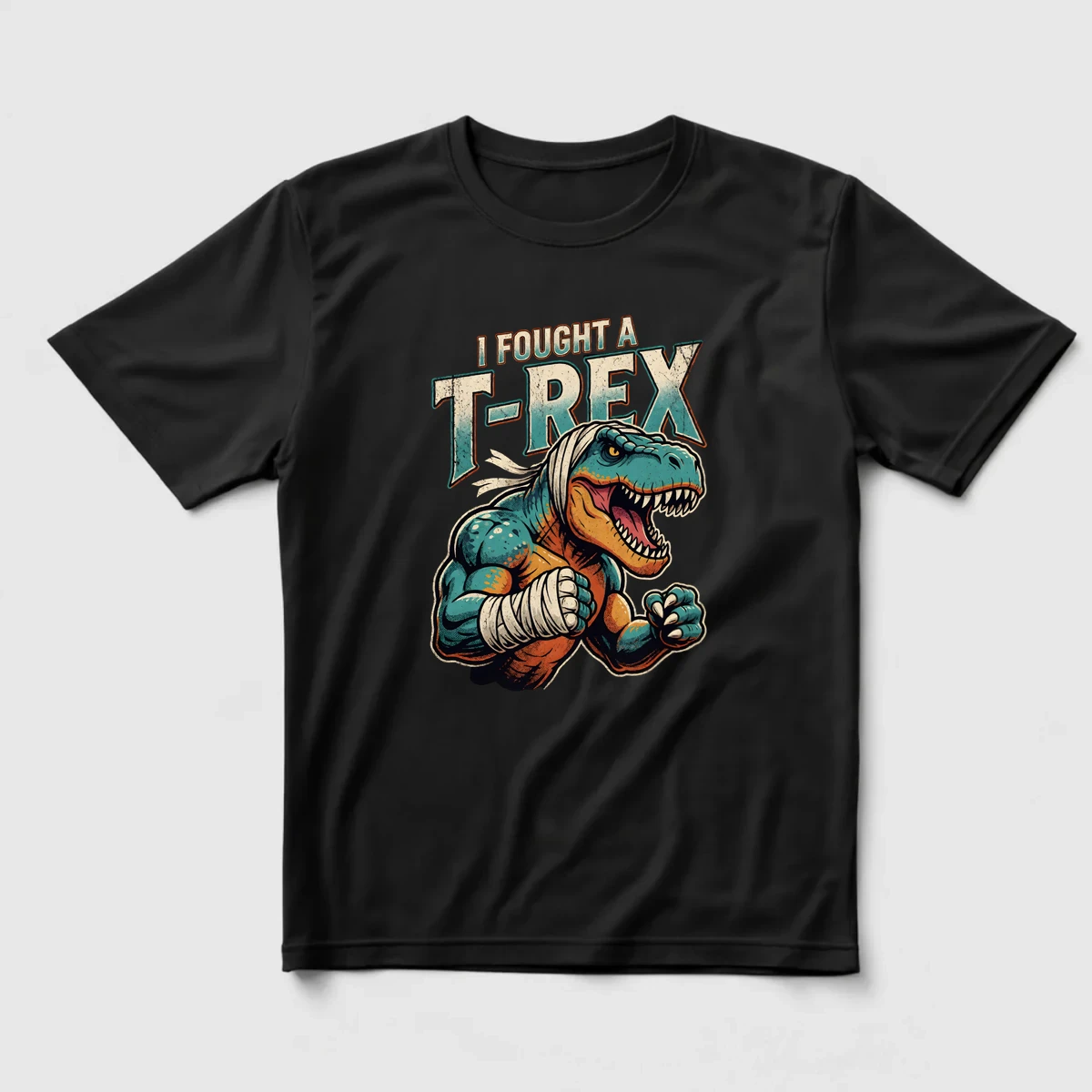 I Fought a T-Rex Regular Tişört
