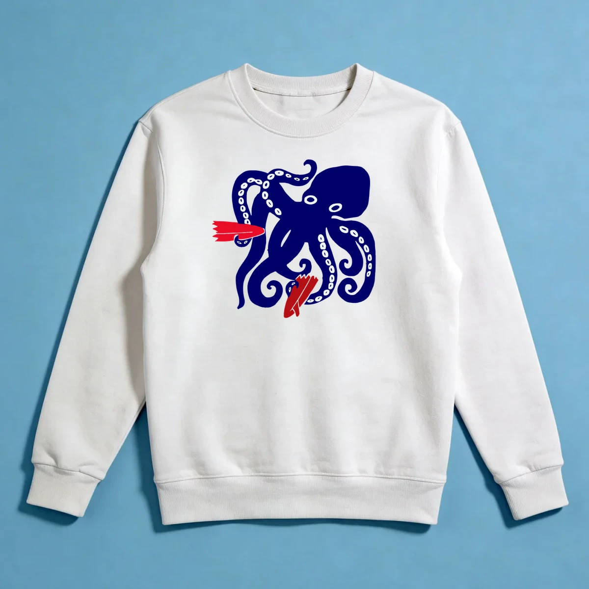 Ahtapotun Kırmızı İzi Sweatshirt