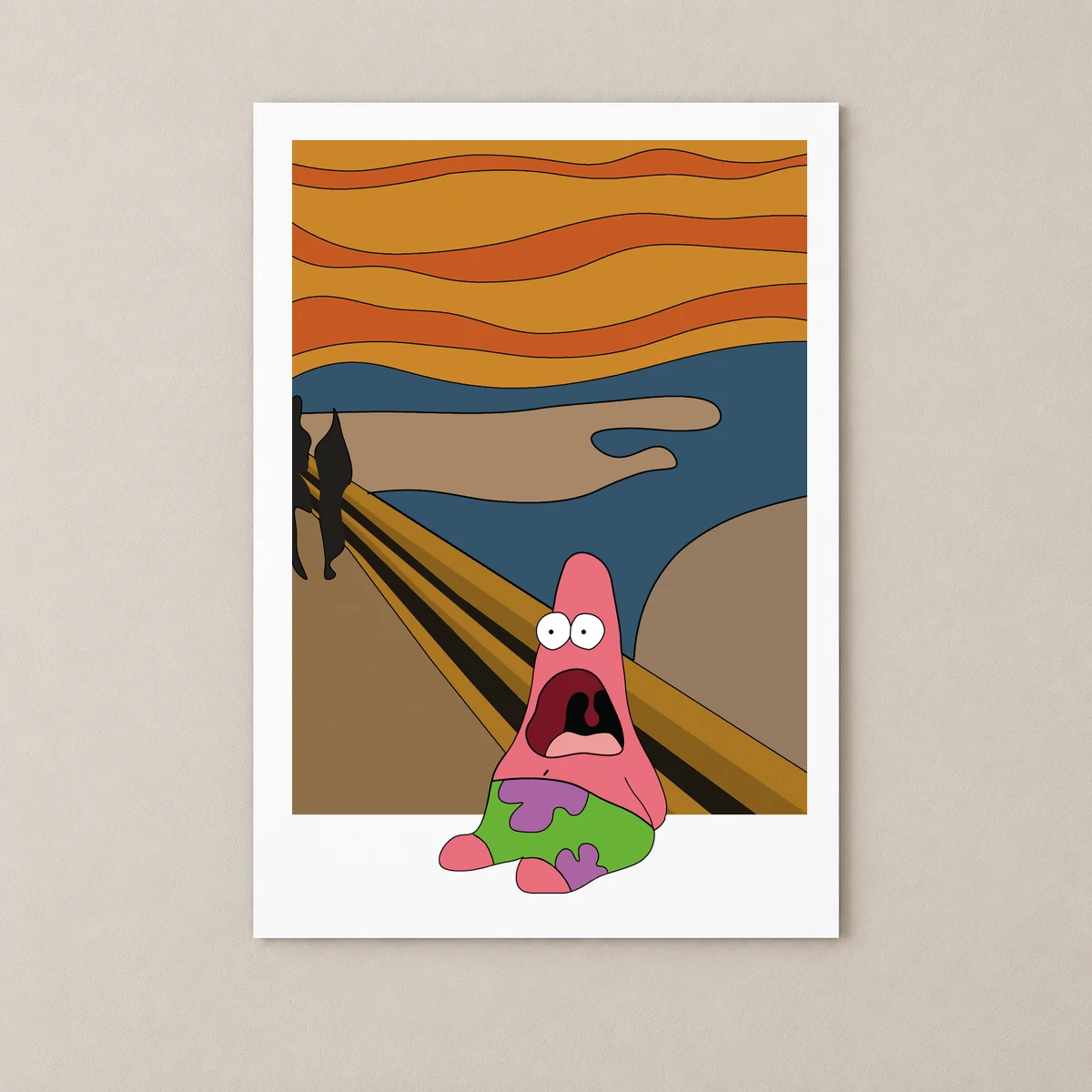Patrick Screams Poster