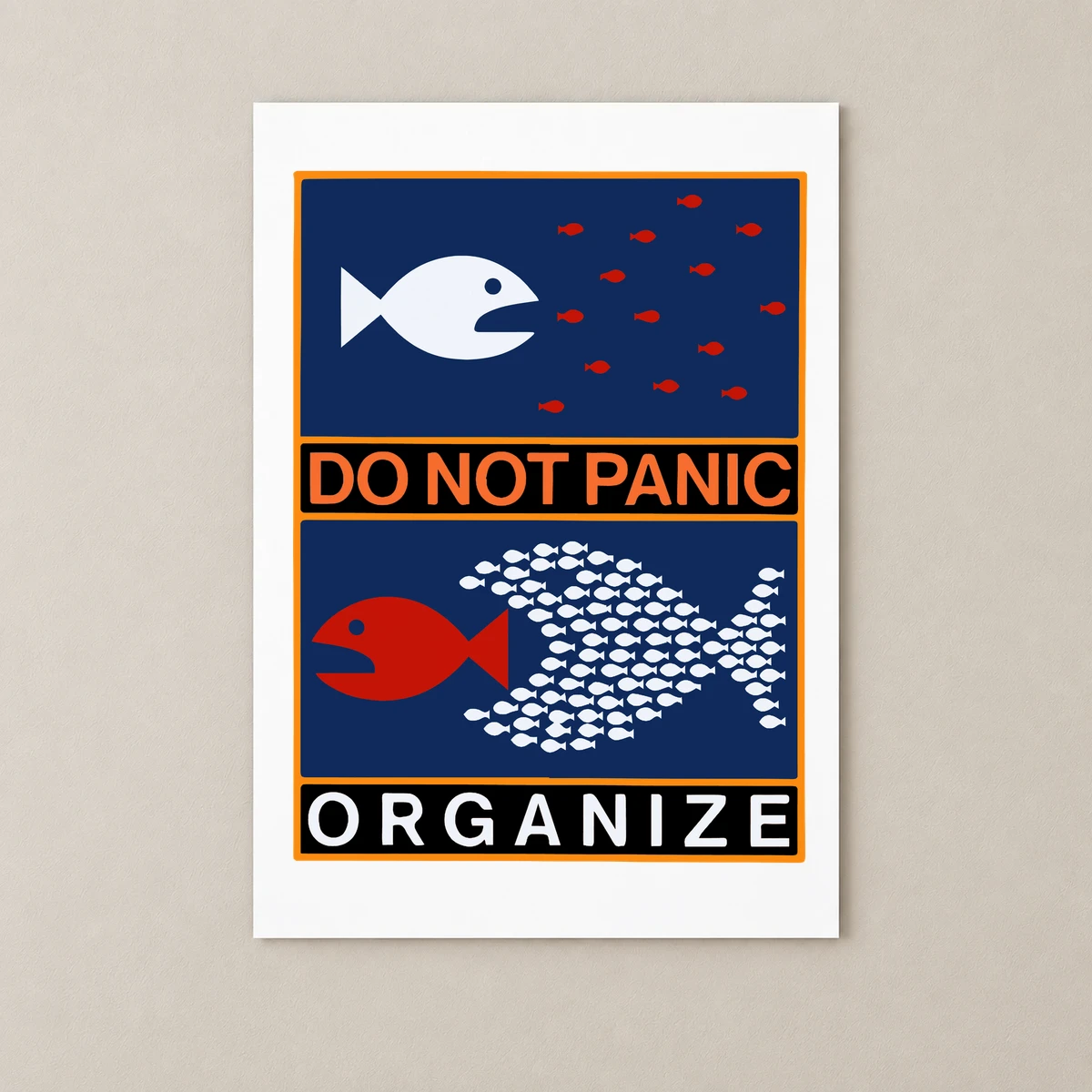 Do Not Panic Organize Poster
