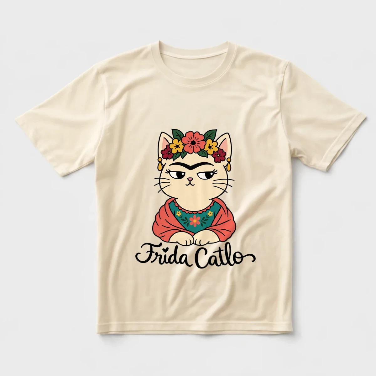 Frida Catlo Regular Tişört