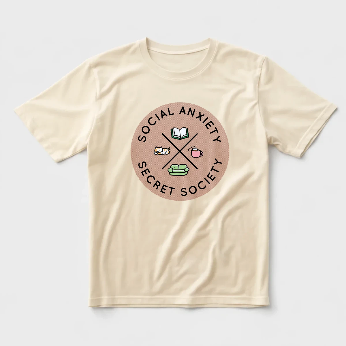 Social Anxiety Secret Society – Gizli Kulüp Regular Tişört