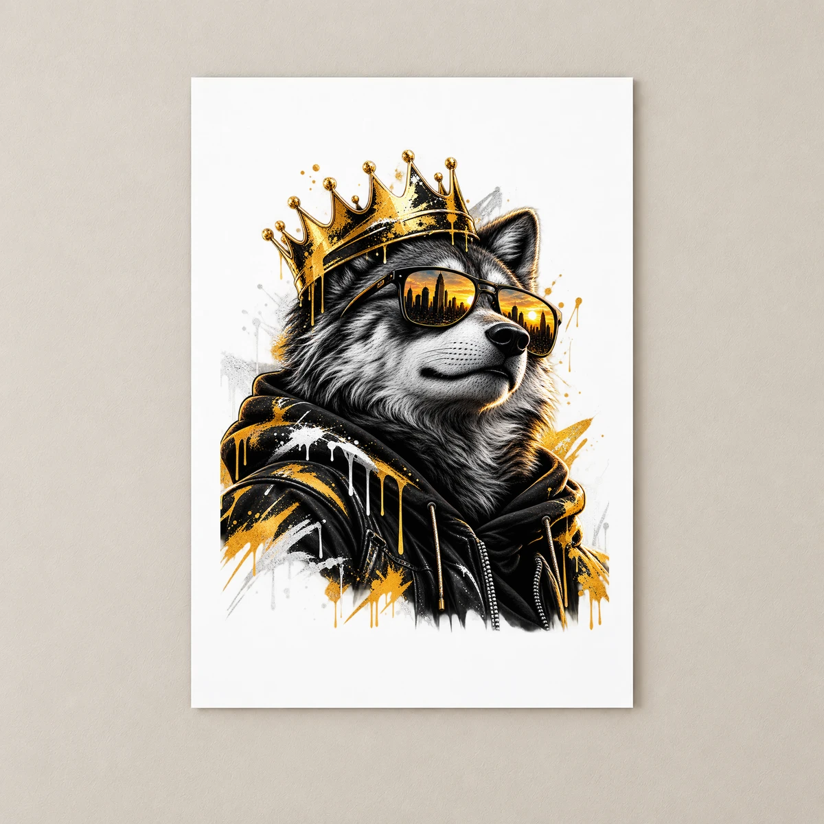STREET WOLF – Golden King Poster