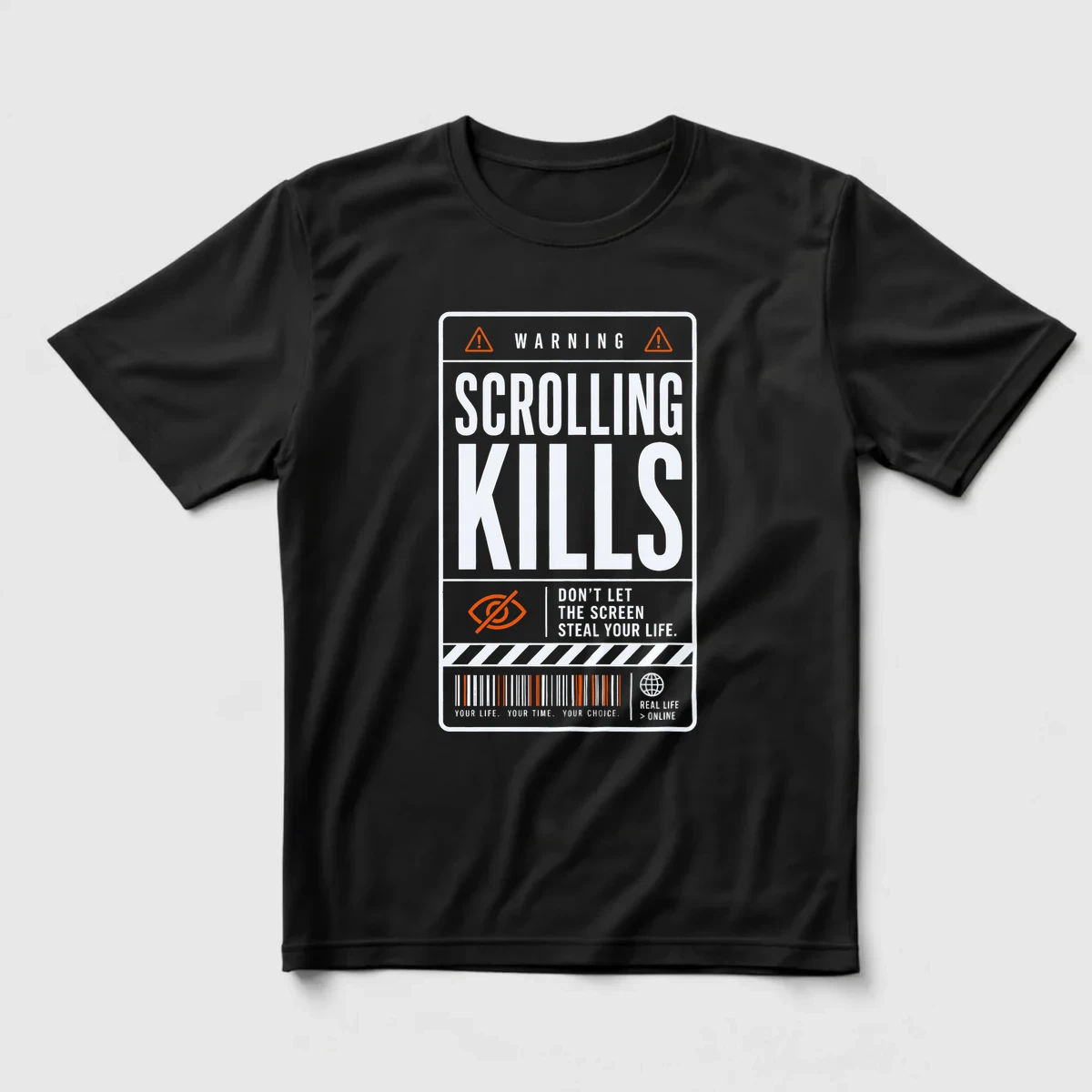 Ekran Hayatını Çalmasın-Scrolling Kills Regular Tişört