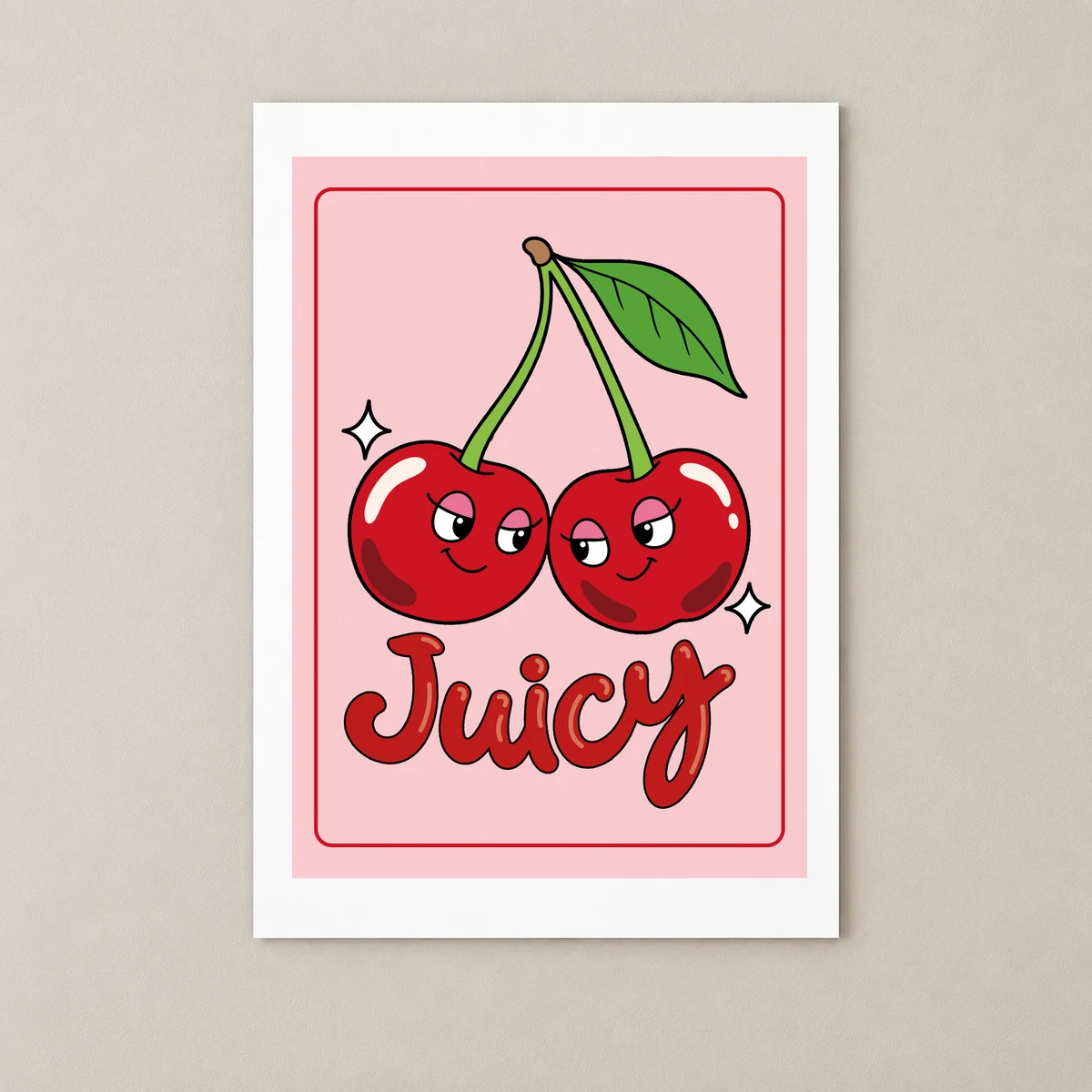 Juicy Cherry Poster
