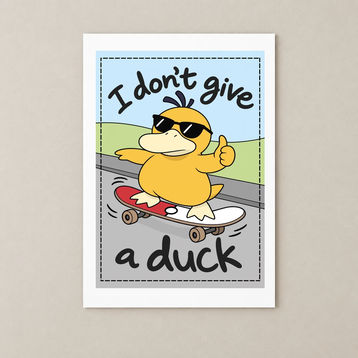 I don't give a duck Poster