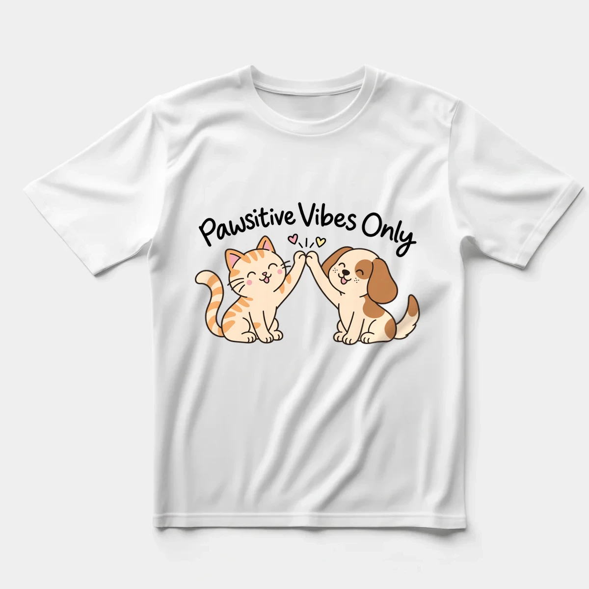 Pawsitive vibes only önizleme