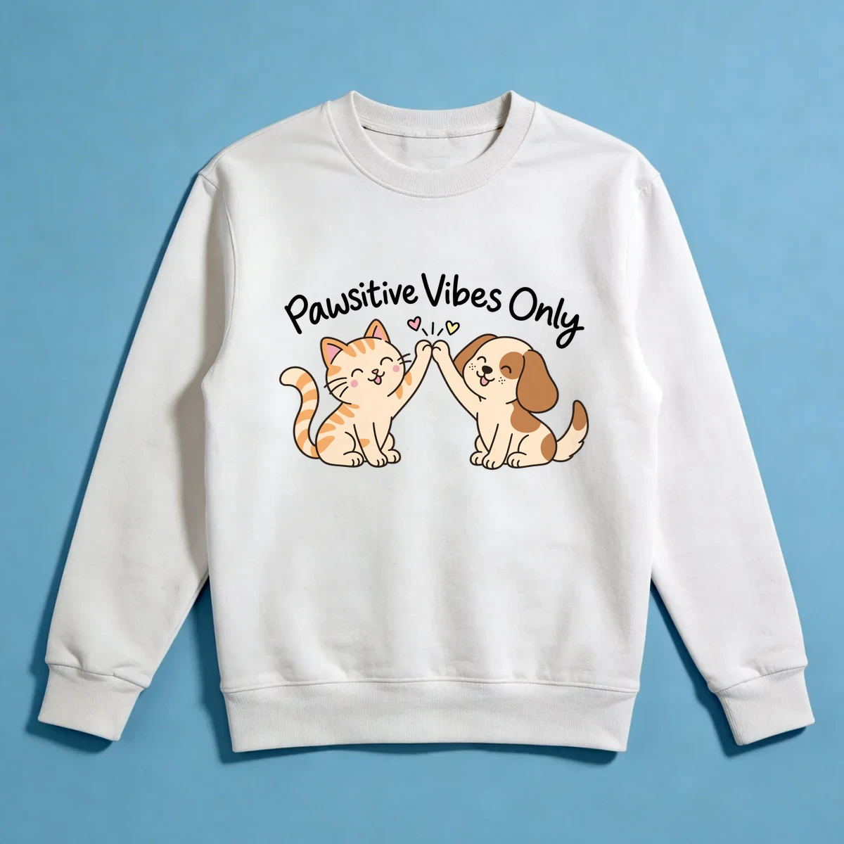 Pawsitive vibes only Sweatshirt