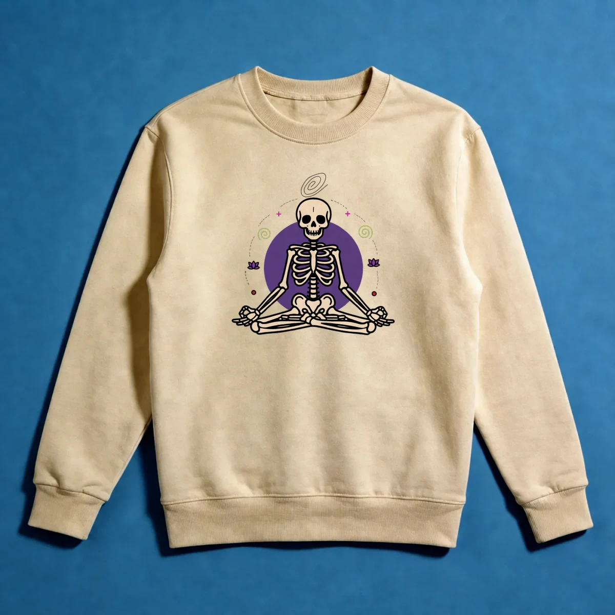 Zen İskelet – İçsel Huzur Sweatshirt