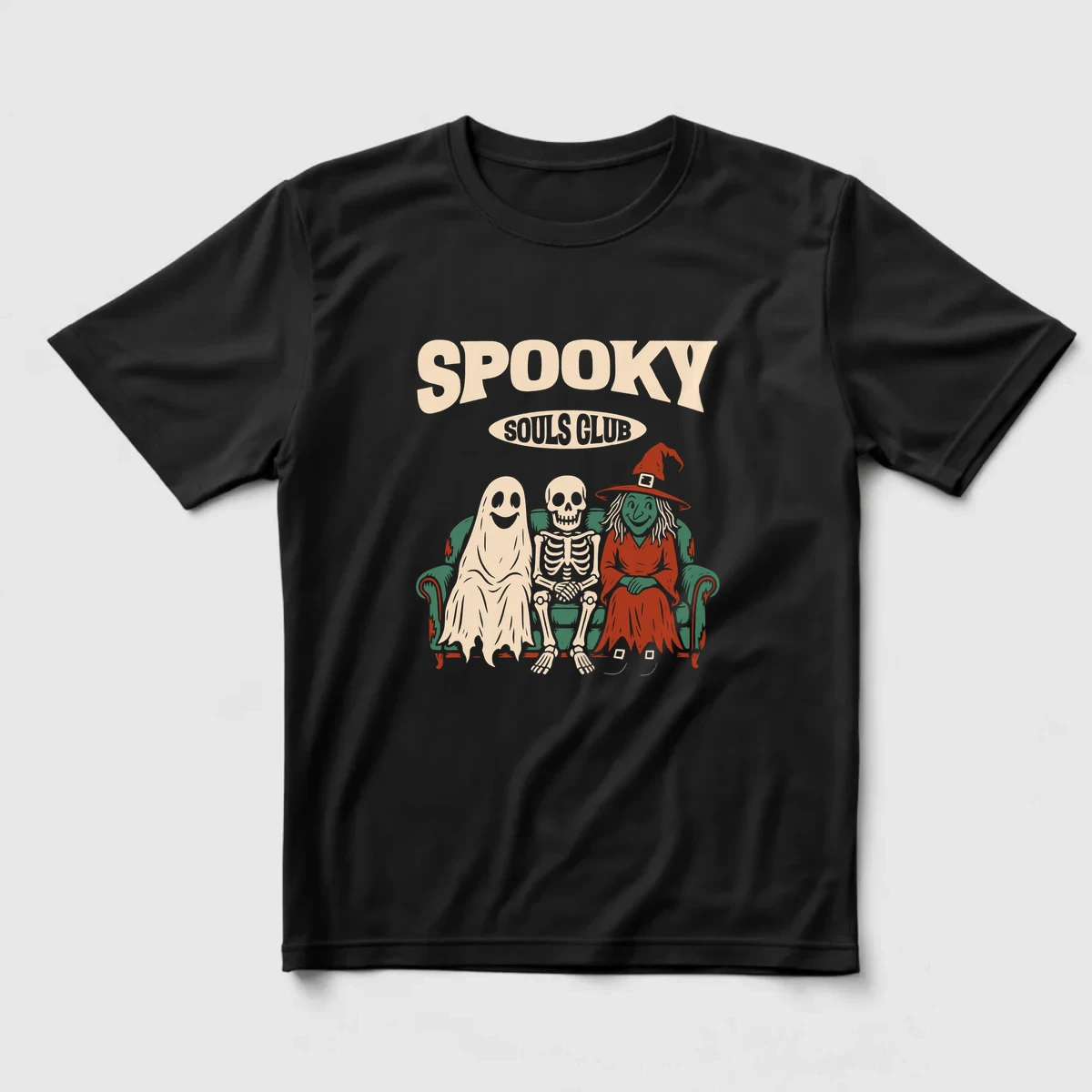 Spooky Souls Club Regular Tişört
