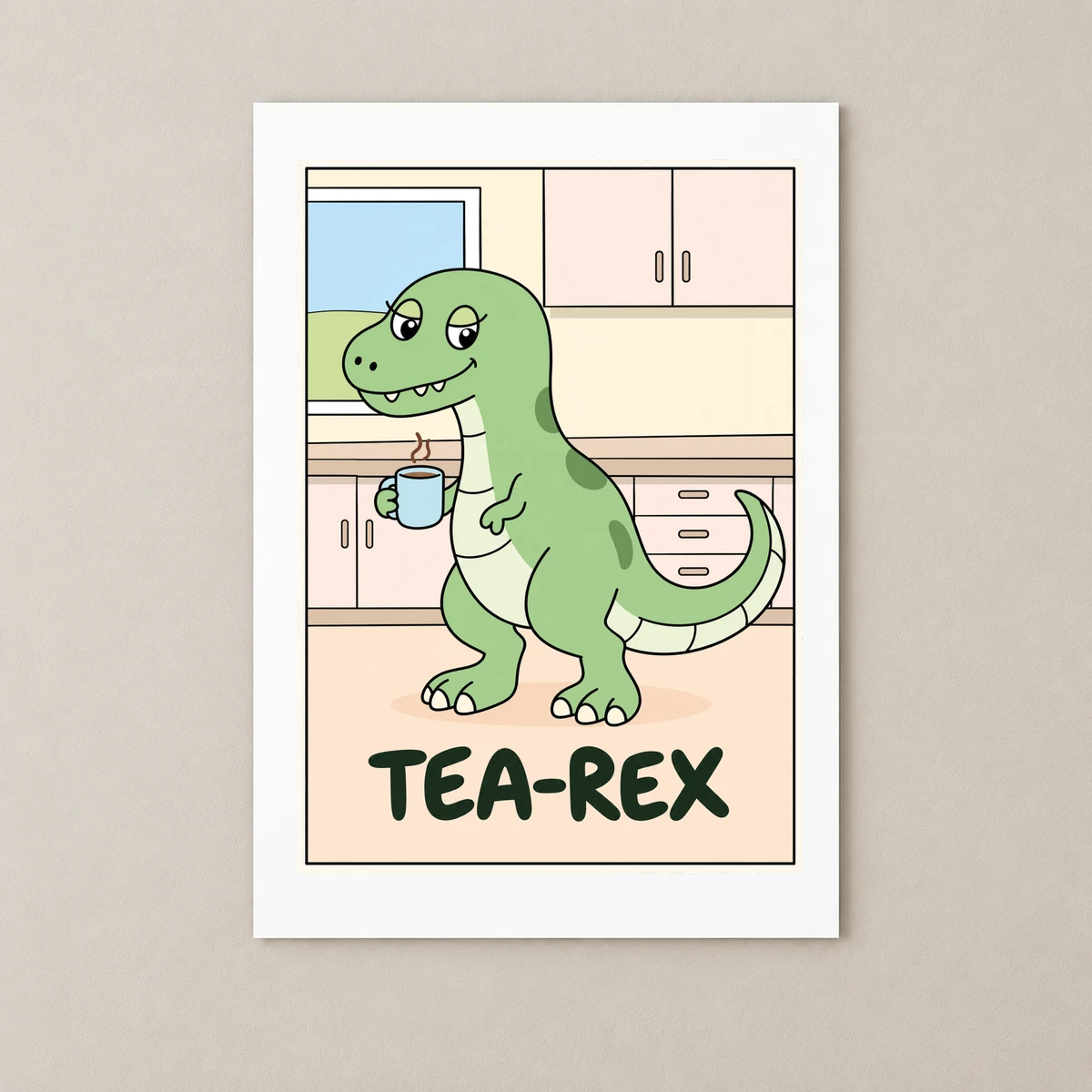 Tea-Rex Poster