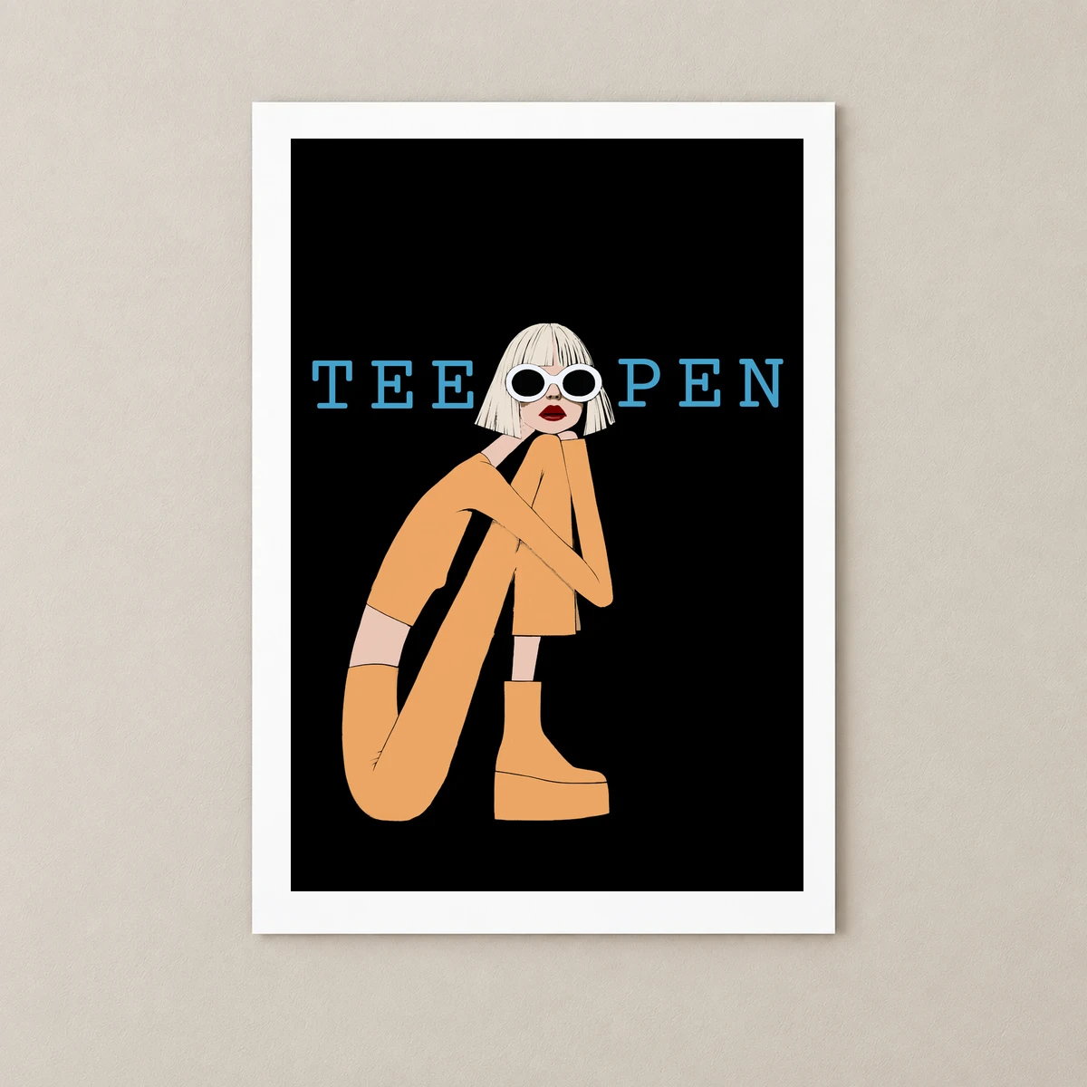 TeeOpen – Retro Diva Poster